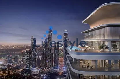 بنتهاوس - 4 غرف نوم - 5 حمامات للبيع في برج Seapoint 1 - سي بوينت - إعمار بيتشفرونت - دبي هاربور - دبي