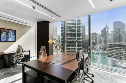 Office Space - Studio - 2 Bathrooms for rent in Al Fattan Office Tower - Al Fattan Marine Towers - Jumeirah Beach Residence - Dubai