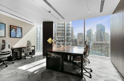 Office Space - Studio - 2 Bathrooms for rent in Al Fattan Office Tower - Al Fattan Marine Towers - Jumeirah Beach Residence - Dubai