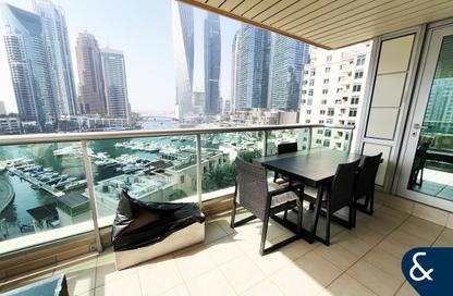 Apartment - 2 Bedrooms - 3 Bathrooms for sale in Al Yass Tower - Dubai Marina Towers - Dubai Marina - Dubai