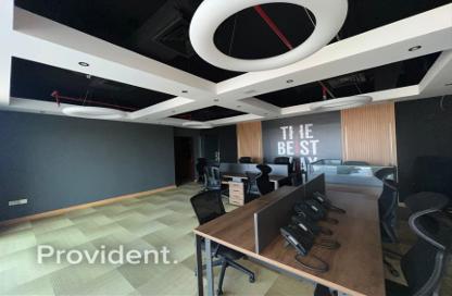 Office Space - Studio - 1 Bathroom for rent in Crystal Tower - Business Bay - Dubai
