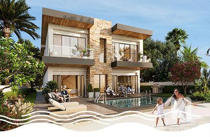 Townhouse - 5 Bedrooms - 6 Bathrooms for sale in Costa Brava 2 - Costa Brava - Damac Lagoons - Dubai
