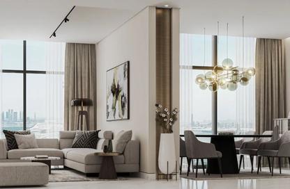 Apartment - 1 - 2 for sale in 330 Riverside Crescent - Sobha Hartland II - Bukadra - Dubai