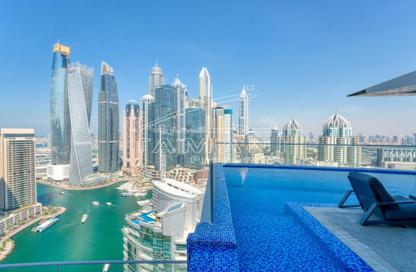Penthouse - 4 Bedrooms - 7 Bathrooms for rent in Trident Marinascape - Dubai Marina - Dubai