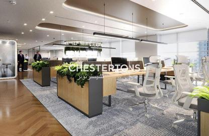 Office Space - Studio - 1 Bathroom for rent in Magnum Opus Tower - Barsha Heights (Tecom) - Dubai