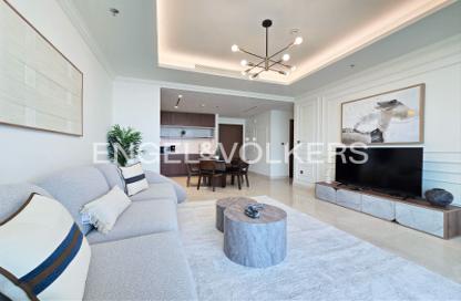 Apartment - 2 - 3 for rent in Palace Beach Residence Tower 1 - Palace Beach Residence - Emaar Beachfront - Dubai Harbour - Dubai