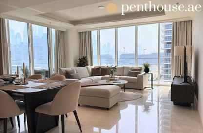 شقة - 3 - 3 للإيجار في برج Palace Beach ريزيدنس 1 - بالاس بيتش ريزيدنس - إعمار بيتشفرونت - دبي هاربور - دبي