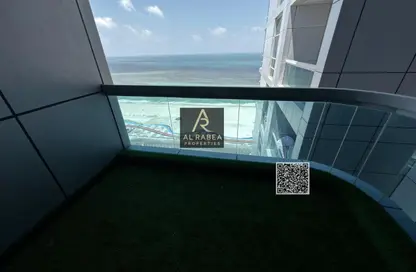 Apartment - 2 Bedrooms - 3 Bathrooms for rent in Corniche Tower - Ajman Corniche Road - Ajman