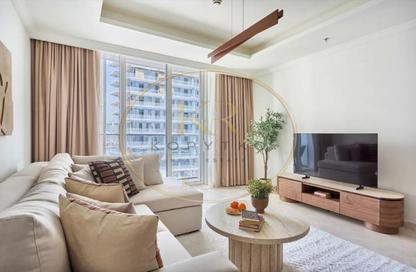 Apartment - 1 - 1 for rent in Palace Beach Residence Tower 1 - Palace Beach Residence - Emaar Beachfront - Dubai Harbour - Dubai