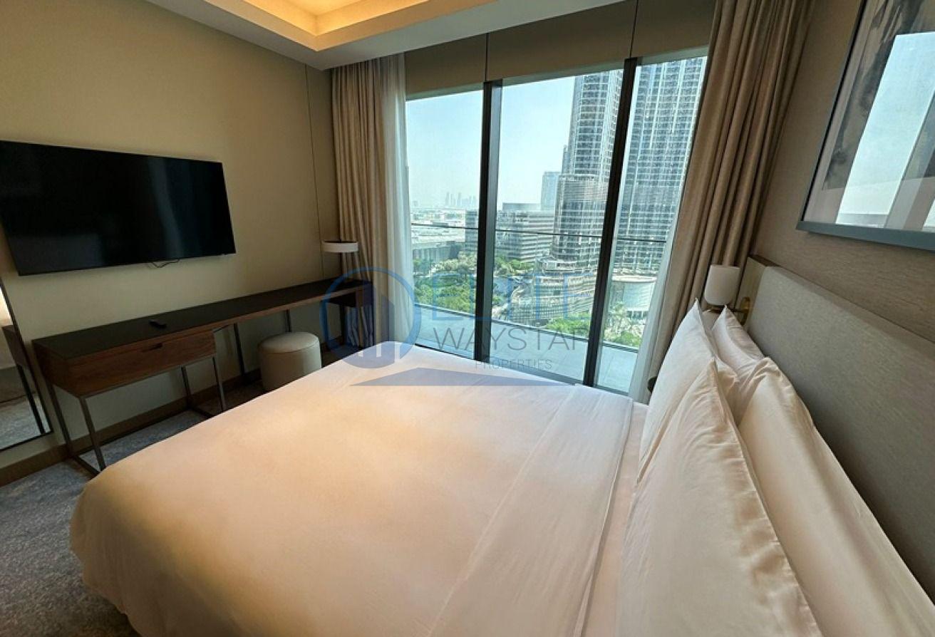 Burj Khalifa Fountain view | high floor | vacant photo 4