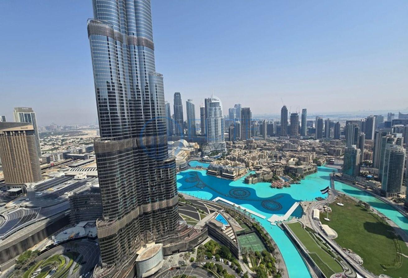 Burj Khalifa Fountain view | high floor | vacant
