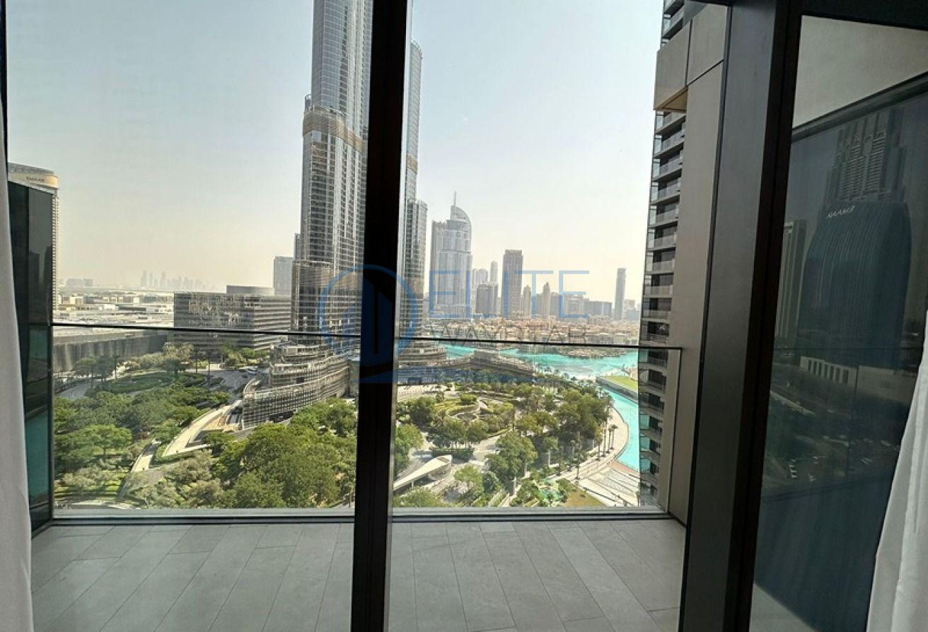 Burj Khalifa Fountain view | high floor | vacant photo 7