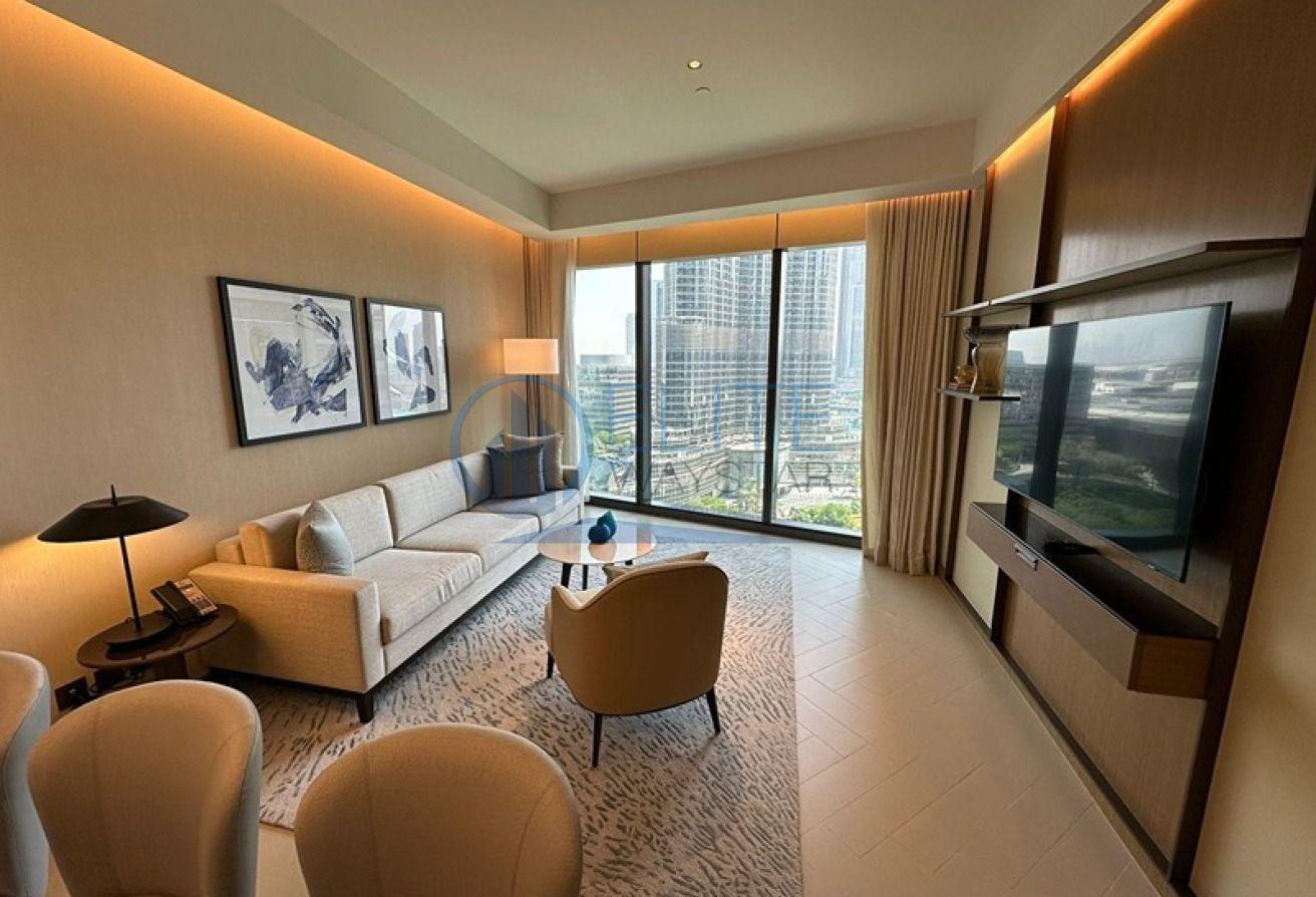 Burj Khalifa Fountain view | high floor | vacant photo 2