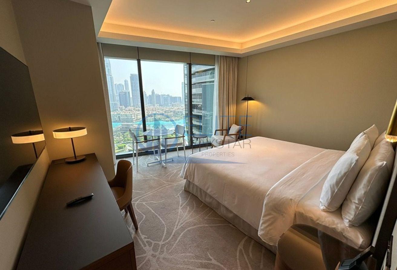 Burj Khalifa Fountain view | high floor | vacant photo 9