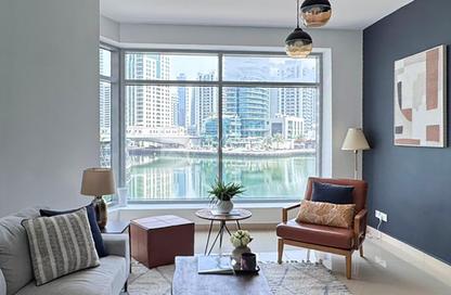 Apartment - 1 Bedroom - 2 Bathrooms for rent in Bonaire Tower - Park Island - Dubai Marina - Dubai