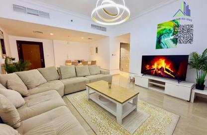 Apartment - 2 Bedrooms - 2 Bathrooms for rent in Ajman Corniche Residences - Ajman Corniche Road - Ajman