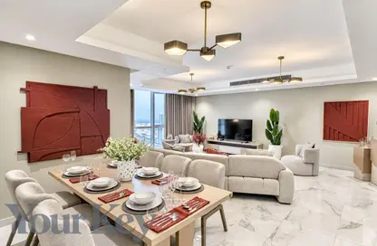 Apartment - 3 Bedrooms - 4 Bathrooms for rent in Leaf Tower - Tamouh - Al Reem Island - Abu Dhabi