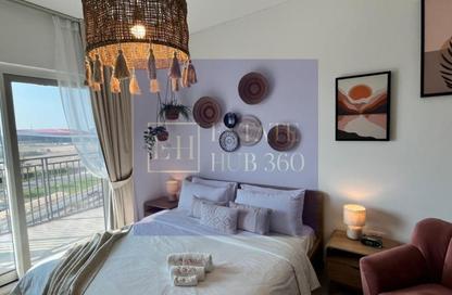 Apartment - Studio - 1 Bathroom for rent in Waters Edge - Yas Island - Abu Dhabi