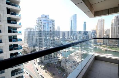شقة - غرفة نوم - 1 حمام للايجار في برج إسكان - دبي مارينا - دبي