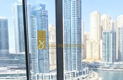 Apartment - 3 Bedrooms - 4 Bathrooms for rent in Silverene Tower A - Silverene - Dubai Marina - Dubai