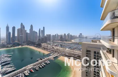 شقة - 2 غرف نوم - 2 حمامات للايجار في برج Marina Vista 2 - مارينا فيستا - إعمار بيتشفرونت - دبي هاربور - دبي