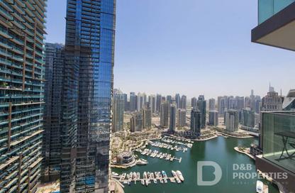 Apartment - 3 - 3 for rent in Damac Heights - Dubai Marina - Dubai