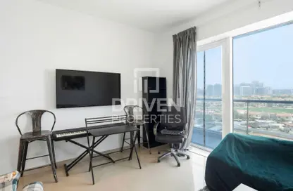 Apartment - 1 Bedroom - 2 Bathrooms for rent in Golf Tower - Dubai Sports City - Dubai
