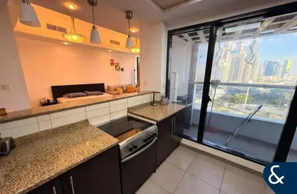 Apartment - Studio - 1 Bathroom for rent in Al Waleed Paradise - JLT Cluster R - Jumeirah Lake Towers - Dubai