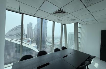 Office Space - Studio - 1 Bathroom for rent in The Prism - Business Bay - Dubai