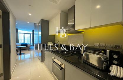 Apartment - Studio - 1 Bathroom for rent in Damac Maison Prive B - Damac Maison Prive - Business Bay - Dubai