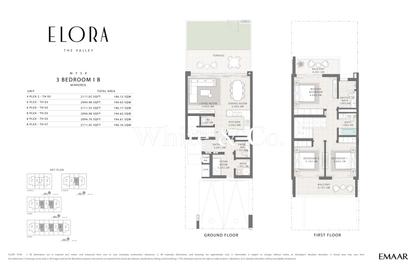 تاون هاوس - 3 غرف نوم - 4 حمامات للبيع في إلورا - ذا فالي - دبي
