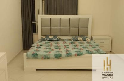 Apartment - 1 Bedroom - 2 Bathrooms for rent in Orient Tower 1 - Orient Towers - Al Bustan - Ajman
