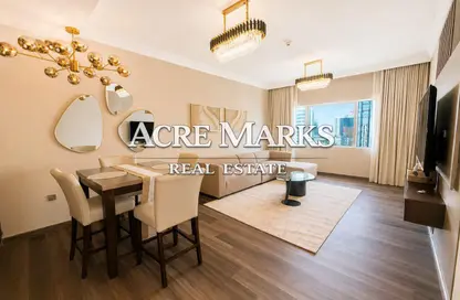 Apartment - 1 Bedroom - 2 Bathrooms for rent in MAG 218 - Dubai Marina - Dubai