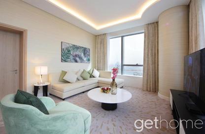 Apartment - 1 Bedroom - 2 Bathrooms for rent in The Palm Tower - Palm Jumeirah - Dubai