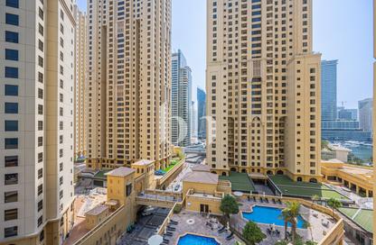 Apartment - 1 Bedroom - 2 Bathrooms for rent in Rimal 2 - Rimal - Jumeirah Beach Residence - Dubai