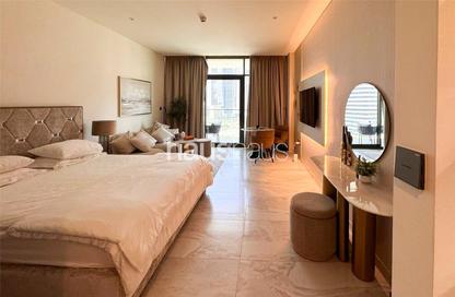 Apartment - Studio - 1 Bathroom for rent in Peninsula Five - Peninsula - Business Bay - Dubai