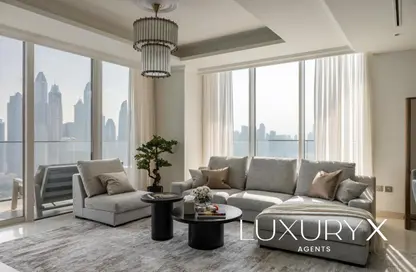 Apartment - 4 Bedrooms - 5 Bathrooms for rent in Palace Beach Residence Tower 2 - Palace Beach Residence - EMAAR Beachfront - Dubai Harbour - Dubai