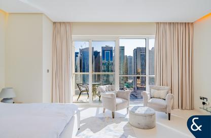 Apartment - Studio - 1 Bathroom for rent in West Avenue Tower - Dubai Marina - Dubai