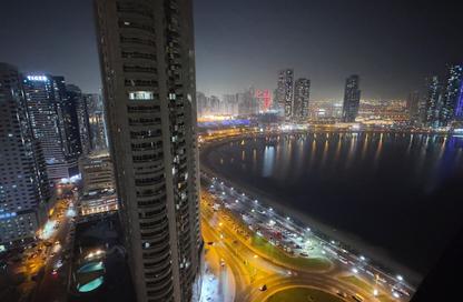 Apartment - 2 Bedrooms - 2 Bathrooms for rent in Beach Tower 2 - Al Khan Lagoon - Al Khan - Sharjah