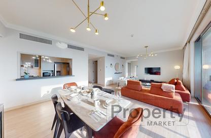 Apartment - 3 Bedrooms - 5 Bathrooms for rent in Boulevard Point - Downtown Dubai - Dubai