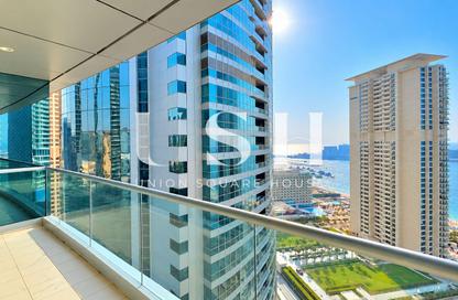 Apartment - 3 - 4 for rent in Al Fattan Marine Tower - Al Fattan Marine Towers - Jumeirah Beach Residence - Dubai