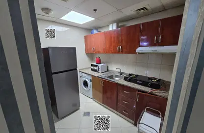 Apartment - Studio - 1 Bathroom for rent in Orient Tower 1 - Orient Towers - Al Bustan - Ajman
