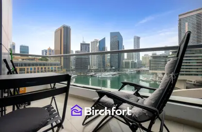 شقة - غرفة نوم - 2 حمامات للايجار في البرج الاوسط - باي سنترال - دبي مارينا - دبي