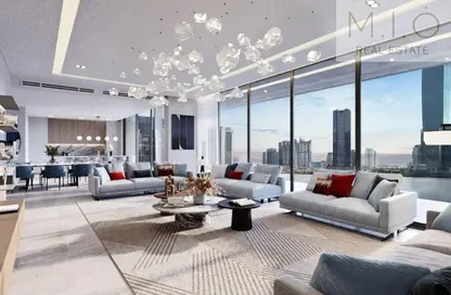 Apartment - 1 Bathroom for sale in Peninsula Four - Peninsula - Business Bay - Dubai