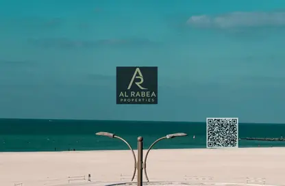 Apartment - 1 Bedroom - 1 Bathroom for rent in Corniche Tower - Ajman Corniche Road - Ajman