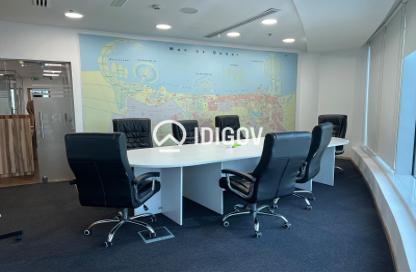 Office Space - Studio - 2 Bathrooms for rent in The Prime Tower - Business Bay - Dubai
