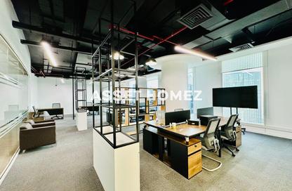 Office Space - Studio - 6 Bathrooms for rent in The Bay Gate - Business Bay - Dubai