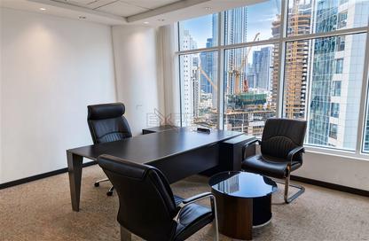 Office Space - Studio - 1 for rent in Clover Bay Tower - Business Bay - Dubai
