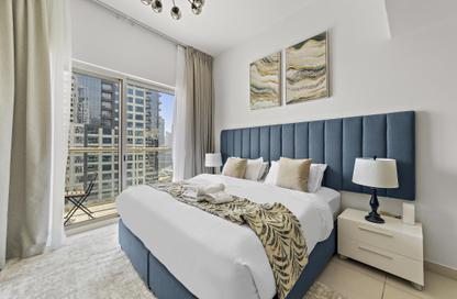 Apartment - Studio - 1 for rent in Marina View Tower A - Marina View - Dubai Marina - Dubai
