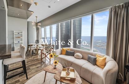 Apartment - 2 Bedrooms - 3 Bathrooms for rent in Damac Heights - Dubai Marina - Dubai
